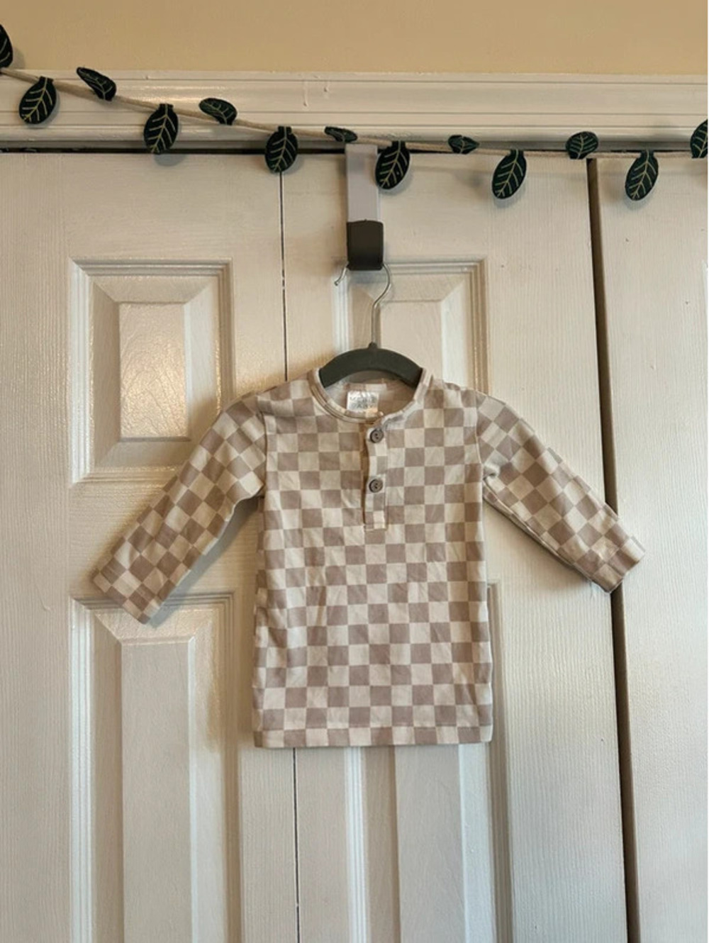 Mebie Baby cotton long sleeved shirt, checkered